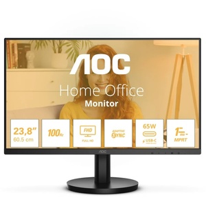 24B3CA2 - AOC 24B3CA2 - 23.8" FHD 16:9 4ms 100Hz IPS Adaptive Sync - HDMI et USB-C (DP alt mode et PD 65W)