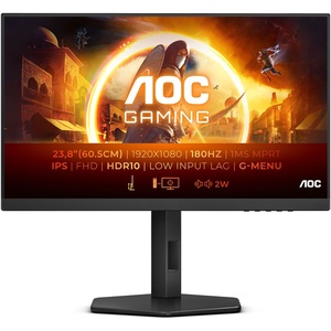 24G4X - AOC 24G4X - 23.8" FHD 16:9 0.5ms 180Hz IPS G-Sync Compatible - 2x HDMI et DP