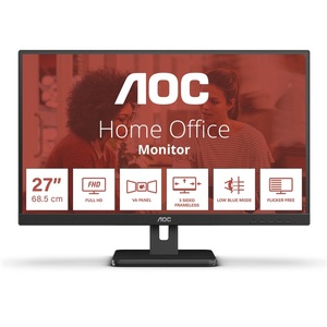 27E3UM/BK - AOC 27E3UM/BK - 27" FHD 16:9 4ms VA - VGA, HDMI et DP