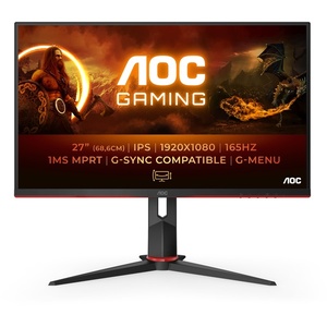 27G2SPU/BK - AOC 27G2SPU/BK - 27" FHD 16:9 4ms 165Hz IPS Freesync Premium - VGA, 2x HDMI et DP