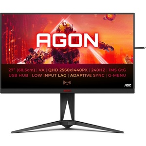 AG275QZN/EU - AOC Agon AG275QZN/EU - 27" QHD 16:9 1ms 165Hz VA Freesync Premium - 2x HDMI et 2x DP