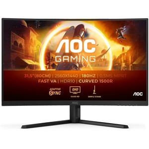 CQ32G4VE - AOC CQ32G4VE - 32" QHD incurvé 1500R 16:9 0.5ms 180Hz VA Adaptive Sync - 2x HDMI et DP