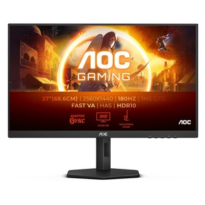 Q27G4XN - AOC Q27G4XN - 27" QHD 16:9 0.5ms 180Hz VA Adaptive Sync - 2x HDMI et DP