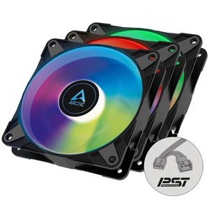 ACFAN00232A - Arctic P12 PWM PST A-RGB - Pack de 3 ventilateurs 120mm noir