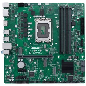 90MB19E0-M0EAYC - Asus Pro Q670M-C-CSM - Carte mère Intel LGA1700 µATX Q670 DDR5