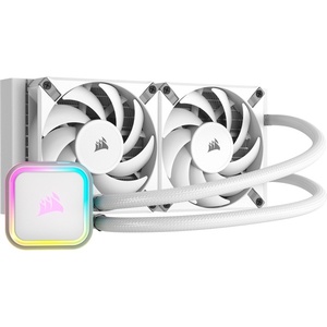 CW-9060078-WW - Corsair iCUE H100i RGB Elite White - Watercooling 240mm blanc