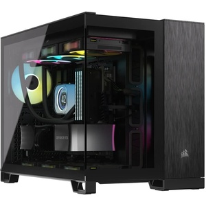 CC-9011287-WW - Corsair 2500X Black/Obsidian Aluminium - Boîtier µATX avec fenêtre