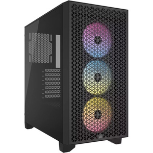 CC-9011255-WW - Corsair 3000D RGB Airflow Black - Boîtier ATX avec fenêtre