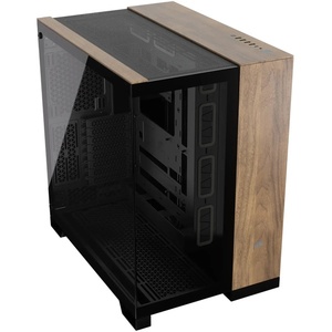 CC-9011282-WW - Corsair 6500X Black/Walnut Wood - Boîtier ATX avec fenêtre