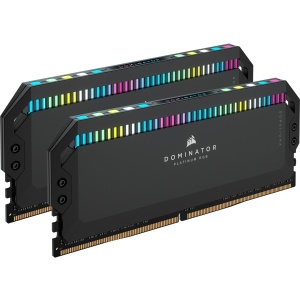 CMT64GX5M2X5600C40 - Corsair Dominator Platinum RGB - Kit mémoire 64GB (2x32) DDR5-5600 CL40-40-40-77 noir