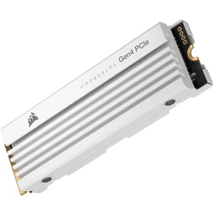 CSSD-F4000GBMP600PLPW - Corsair Force MP600 Pro LPX White 4TB - SSD M.2 2280 PCIe 4.0 NVMe avec dissipateur