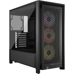 CC-9011296-WW - Corsair Frame 4000D RS ARGB Black - Boîtier ATX avec fenêtre