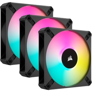 CO-9050154-WW - Corsair iCUE AF120 RGB Elite noir 120mm - Pack de 3 pcs avec Lighting Node Core