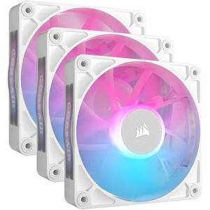 CO-9051022-WW - Corsair iCUE Link RX120 RGB White - Pack de 3 ventilateurs 120mm blanc avec iCUE Link System Hub