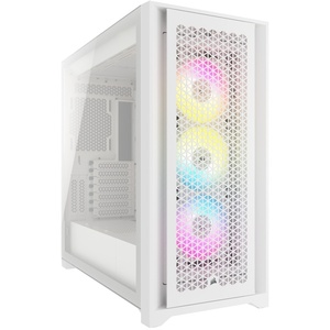 CC-9011243-WW - Corsair iCUE 5000D RGB Airflow White - Boîtier E-ATX avec fenêtre