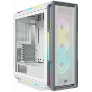 CC-9011231-WW - Corsair iCUE 5000T RGB White - Boîtier E-ATX avec fenêtre