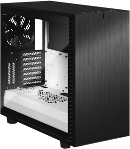 FD-C-DEF7A-05 - Fractal Design Define 7 Black / White Tempered Glass Clear Tint - Boîtier E-ATX avec fenêtre