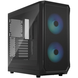 FD-C-FOC2A-03 - Fractal Design Focus 2 RGB Black Tempered Glass Clear Tint - Boîtier ATX avec fenêtre