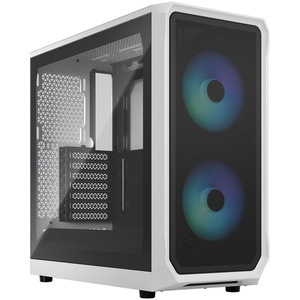 FD-C-FOC2A-04 - Fractal Design Focus 2 RGB White Tempered Glass Clear Tint - Boîtier ATX avec fenêtre