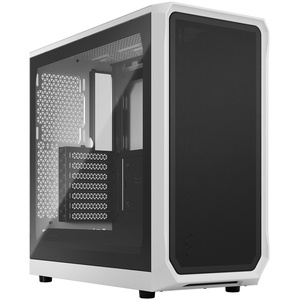 FD-C-FOC2A-02 - Fractal Design Focus 2 White Tempered Glass Clear Tint - Boîtier ATX avec fenêtre