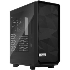 FD-C-MEL2C-03 - Fractal Design Meshify 2 Compact Lite Black Tempered Glass Light Tint - Boîtier ATX avec fenêtre