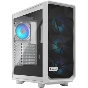 FD-C-MES2C-08 - Fractal Design Meshify 2 Compact RGB White Tempered Glass Clear Tint - Boîtier ATX avec fenêtre