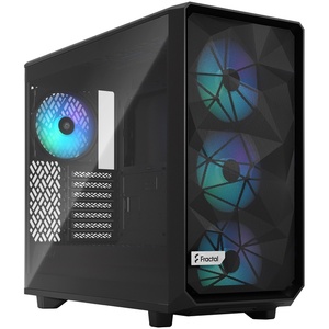 FD-C-MEL2A-05 - Fractal Design Meshify 2 Lite RGB Black Tempered Glass Light Tint - Boîtier E-ATX avec fenêtre