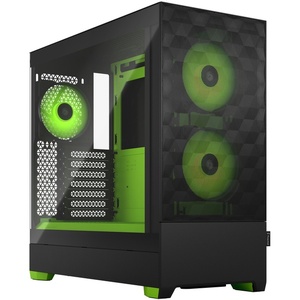 FD-C-POR1A-04 - Fractal Design Pop Air RGB Green Core Tempered Glass Clear Tint - Boîtier ATX avec fenêtre