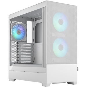 FD-C-POR1A-01 - Fractal Design Pop Air RGB White Tempered Glass Clear Tint - Boîtier ATX avec fenêtre