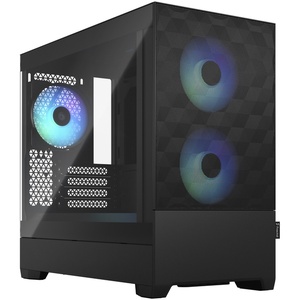 FD-C-POR1M-06 - Fractal Design Pop Mini Air RGB Black Tempered Glass Clear Tint - Boîtier µATX avec fenêtre