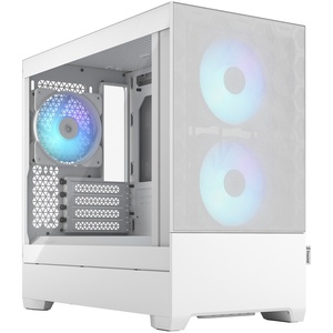 FD-C-POR1M-01 - Fractal Design Pop Mini Air RGB White Tempered Glass Clear Tint - Boîtier µATX avec fenêtre