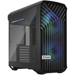 FD-C-TOR1C-02 - Fractal Design Torrent Compact Black RGB Tempered Glass Light Tint - Boîtier E-ATX avec fenêtre