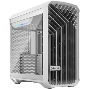 FD-C-TOR1C-03 - Fractal Design Torrent Compact White Tempered Glass Clear Tint - Boîtier E-ATX avec fenêtre