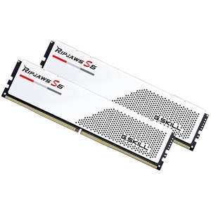 F5-5200J4040A24GX2-RS5W - G.Skill Ripjaws S5 - Kit mémoire 48GB (2x24) DDR5-5200 CL40-40-40-83 blanc