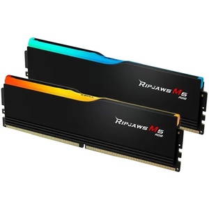 F5-6000J3040F16GX2-RM5RK - G.Skill Ripjaws M5 RGB - Kit mémoire 32GB (2x16) DDR5-6000 CL30-40-40-96 noir