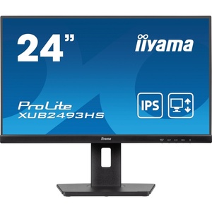 XUB2493HS-B6 - iiyama ProLite XUB2493HS-B6 - 23.8" FHD 16:9 0.5ms 100Hz IPS Adaptive Sync - HDMI et DP