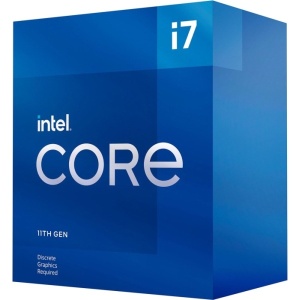 BX8070811700F - Intel Core i7-11700F - Processeur LGA1200 8C 16T 2.5-4.9GHz 16MB sans GPU - Rocket Lake 14nm - BOX