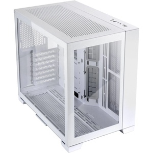 O11DMINI-S - Lian Li O11 Dynamic Mini Snow White - Boîtier E-ATX avec fenêtre