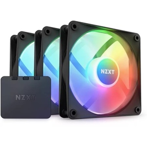 RF-C12TF-B1 - NZXT F120 Core RGB Matte Black - Pack de 3 ventilateurs 120mm noir mat avec contrôleur RGB