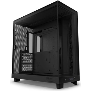 CC-H61FB-01 - NZXT H6 Flow Black - Boîtier ATX avec fenêtre