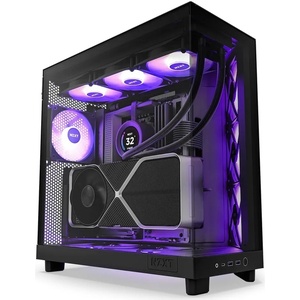 CC-H61FB-R1 - NZXT H6 Flow RGB Black - Boîtier ATX avec fenêtre