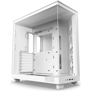 CC-H61FW-01 - NZXT H6 Flow White - Boîtier ATX avec fenêtre