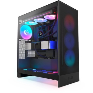 CM-H72FB-R1 - NZXT H7 Flow RGB (2024) Black - Boîtier E-ATX avec fenêtre