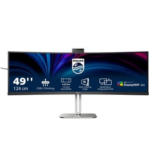 49B2U5900CH/00 - Philips 49B2U5900CH - 48.8" DQHD incurvé 1500R 32:9 4ms VA webcam - 2x HDMI, DP et 2x USB-C (DP alt mode et PD 100W)