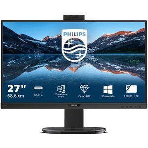 276B9H/00 - Philips B-line 276B9H - 27" QHD 16:9 4ms IPS webcam - HDMI, DP et USB-C (DP alt mode et PD 65W)