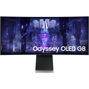 LS34BG850SUXEN - Samsung Odyssey G8 G85SB - 34" WQHD incurvé 1800R 21:9 0.1ms 175Hz OLED FreeSync Premium - HDMI, DP et USB-C (PD 65W)