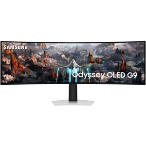 LS49CG934SUXEN - Samsung Odyssey G9 G93SC - 49" DQHD incurvé 1800R 32:9 0.03ms 240Hz OLED G-Sync Compatible - HDMI, µHDMI et DP