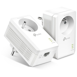 TL-PA7017P KIT(BE) - TP-Link AV1000 - Kit de 2 adaptateurs CPL Powerline 1000 Mbps avec prise gigogne