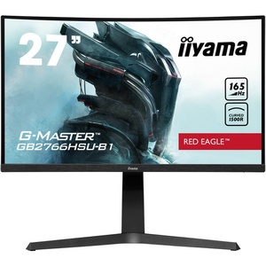 GB2766HSU-B1 - iiyama G-Master GB2766HSU-B1 Red Eagle - 27" FHD incurvé 1500R 16:9 1ms 165Hz VA FreeSync Premium - 2x HDMI et DP