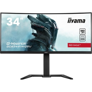 GCB3481WQSU-B1 - iiyama G-Master GCB3481WQSU-B1 Red Eagle - 34" incurvé 1500R WQHD 21:9 1ms 165Hz VA FreeSync Premium - 2x HDMI et 2x DP